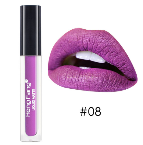 Long-lasting Waterproof Matte Liquid Lipstick 20 Colors Lip Gloss 2g Beauty Makeup Brand HengFang #H7014