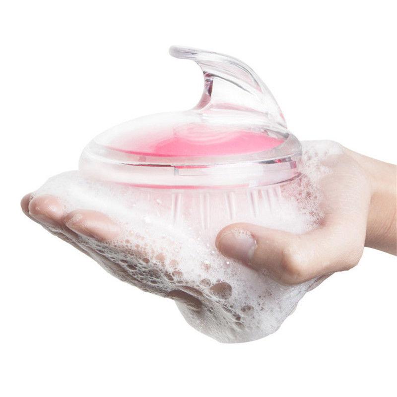 Silicone Head Body To Wash Clean Care Hair Root Itching Scalp Massage Comb Shower Brush Bath Spa Slimming Anti-Dandruff Shampoo