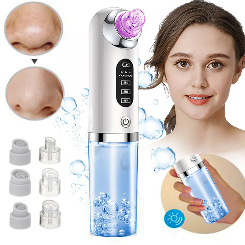 Small Bubble Beauty Instrument Household Pore Cleaning Oxygen Injection Instrument Electric Blackhead Suction Instrument