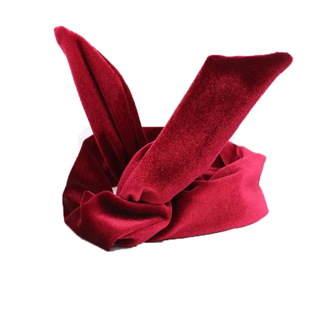 Fabric butterfly knot headband cute rabbit ear headdress headband and headband