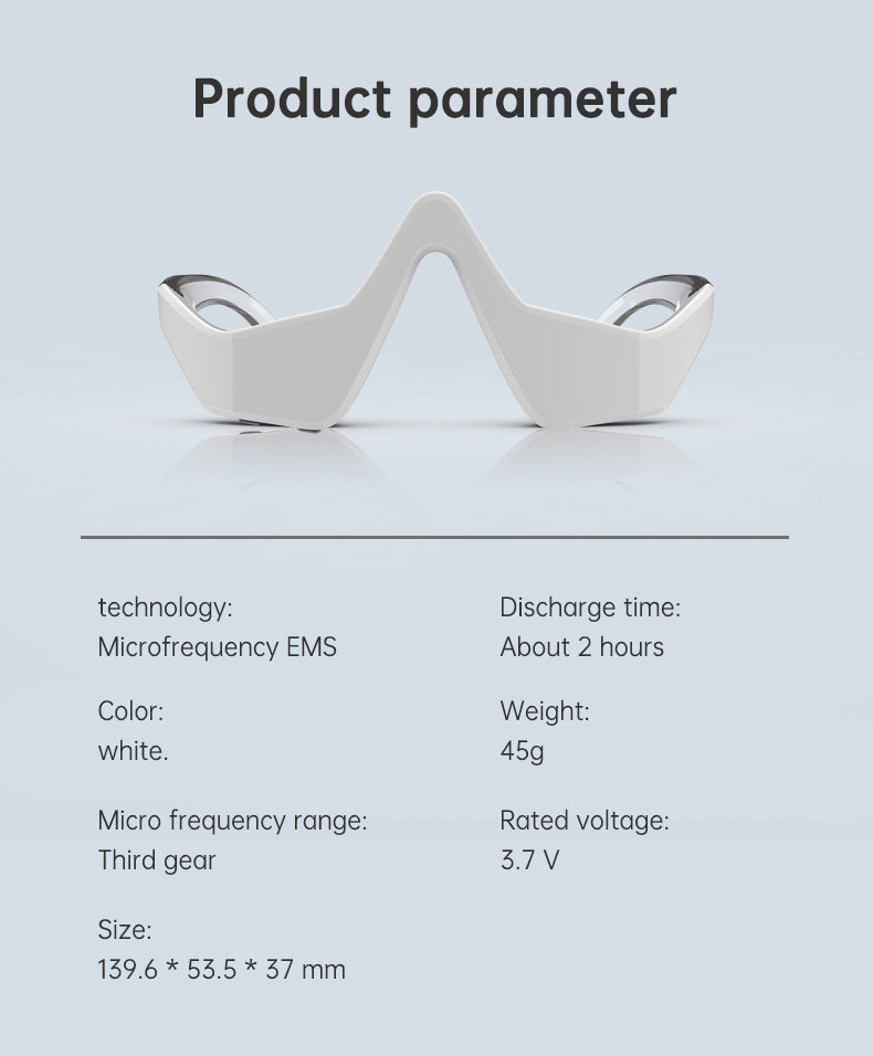 Led Red Light Therapy Device Anti-aging Micro-current Ems Eye Massager 3d Eye Vibration For Eye Wrinkle Dark Circle Remova