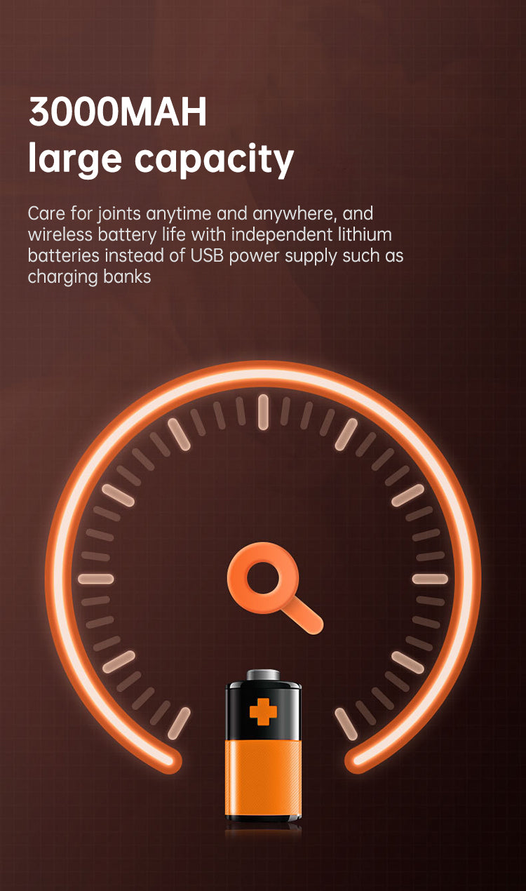 Electric heating knee massage instrument, vibration moxibustion, shoulder and elbow joint pain, hot compress knee massager for old cold legs