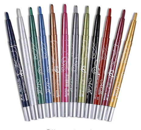 Menow Makeup set 12Color/kit Waterproof Eye shadow Pencil Rotate Eyeliner Long-lasting Eyeliner Cosmetics maquiagem P10001