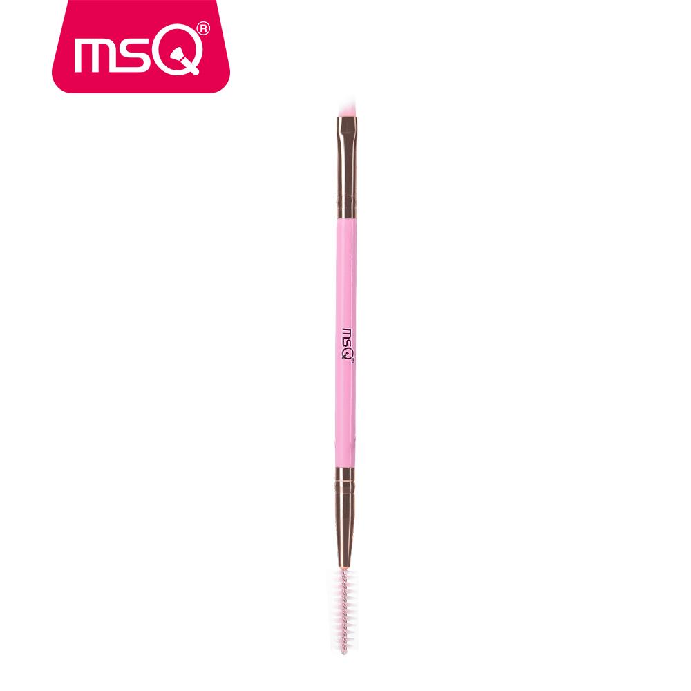 MSQ Makeup Brush Eyeliner Eyebrow Brush Double End Make Up Brushes Beauty Makeup Tool