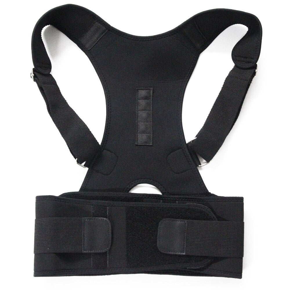 Aptoco Magnetic Therapy Posture Corrector Brace Shoulder Back Support Belt for Men Women Braces