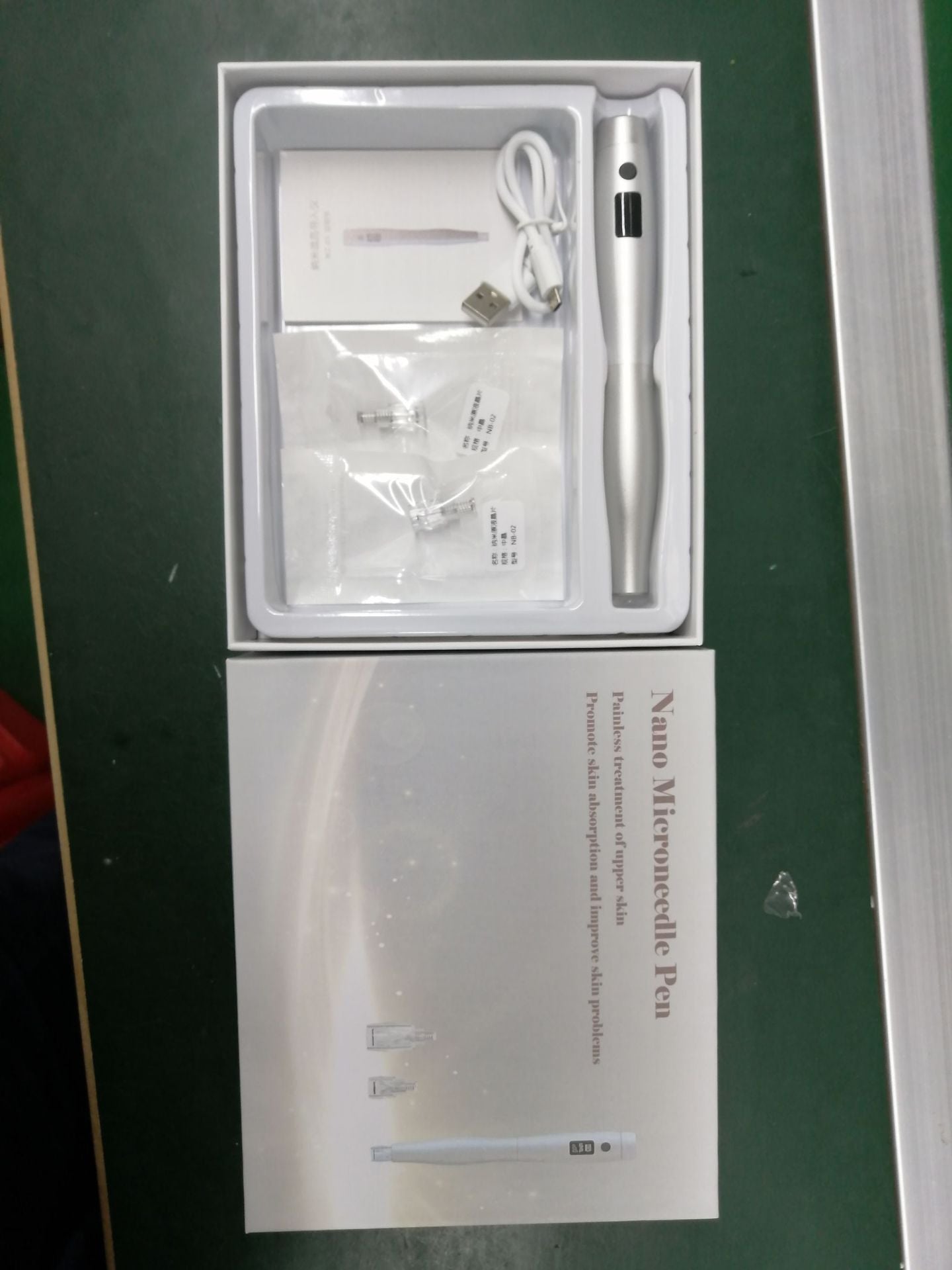 Electric nano-freckle and acne-removing beauty pen facial water light import resident face moisturizing nano crystal import instrument