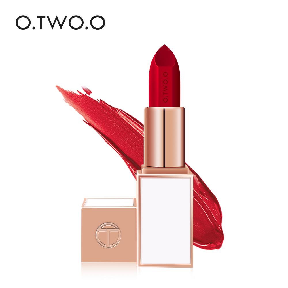 O.TWO.O 24 Colors Soft Cream Lip Stick Moisturizer Long Lasting Makeup Water proof lipstick