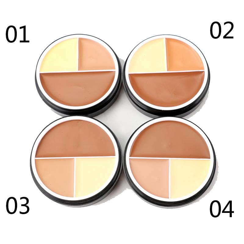 M.n Menow Double-effect Waterproof Oil Control Foundation Cream Moisturizing 3 color face concealer Shadow Cosmetic C14001