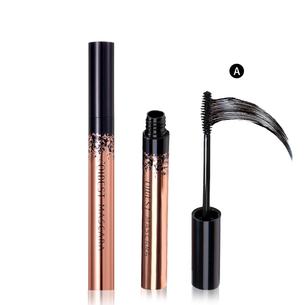 QIBEST Mascara Natural Slender Curling Waterproof Anti-Sweat Mascara Magic Thick And Long Without Blooming