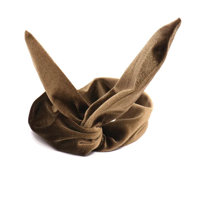 Fabric butterfly knot headband cute rabbit ear headdress headband and headband