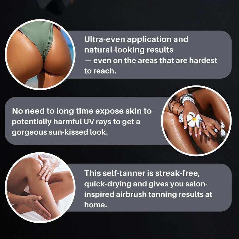 Mei Hei Shui Wheat Color Sun Free Natural Black Effect Fixed Color Mousse Self Tanning Drops