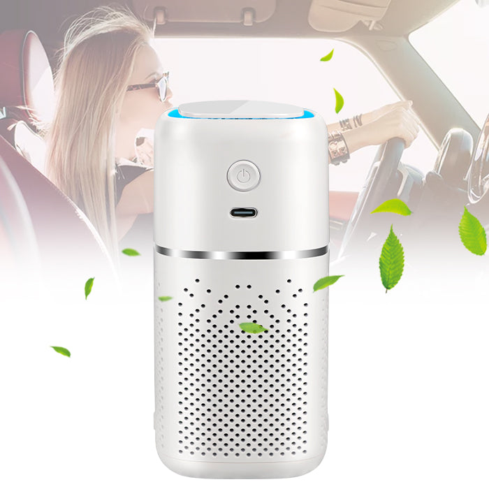 Car Air Purifier Desktop Oxygen Bar Purifier Smoke Removal And Dust Removal UV Ultraviolet Disinfection And Sterilizer Gift