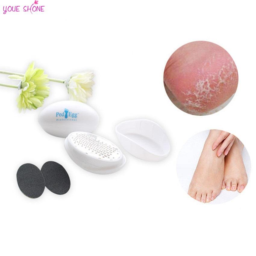 YOUE SHONE 1pcs Pedicure Ped Pod Egg File Foot Smooth Care Dry Hard Skin Remover Feet Care Home Use