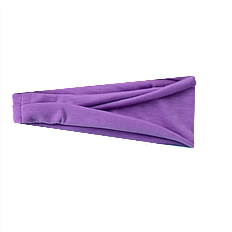 Sports headband women's yoga headband men's running headband sweat absorbing headscarf