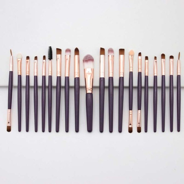 20 eye makeup brushes eyebrow brush foundation brush eye shadow lip brush Silicone Nylon Eye Shadow