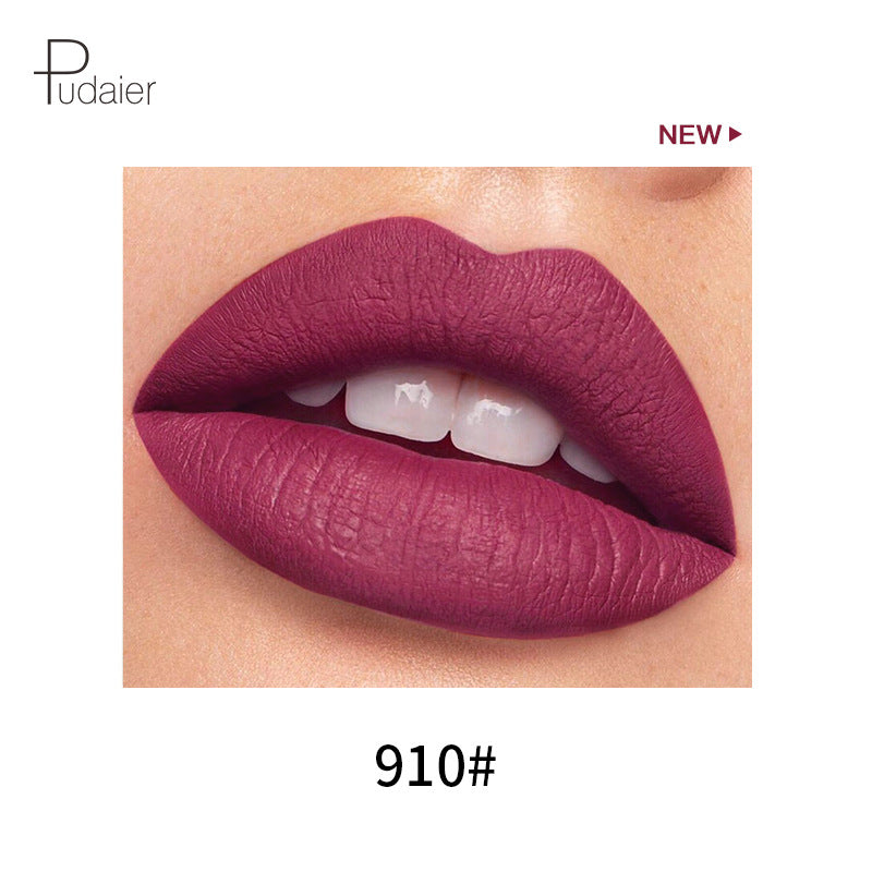 Pudaier 18 Color Mini Capsule Lip Glaze Velvet Fog Color Non-Stick Cup Smooth Matte