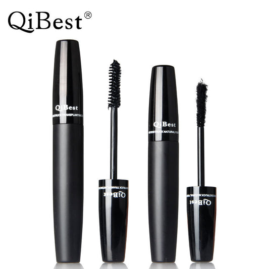 Makeup Qibest Black Tube 3D Mascara Fiber Combination Set Thick And Slender