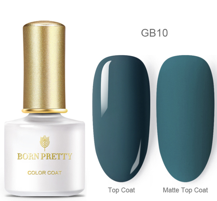 BORN PRETTY Nail Gel 6ml Eggshell Gel Nail Polish Transparent Gel & Special Black Material Nail Gel With Any Color Base