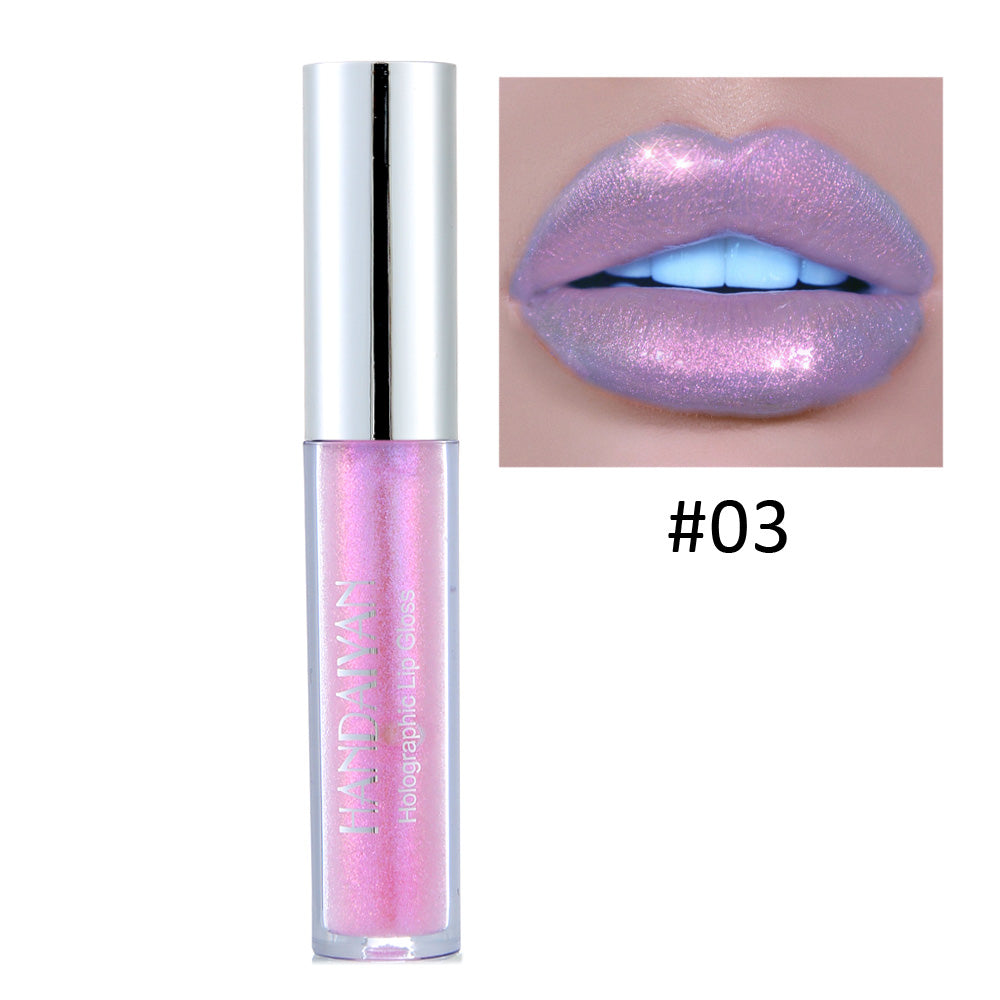 HANDAIYAN New Polarized Lip Gloss Renji Color Colorful Lip Gloss Lip Glaze Lasting Moisturizing
