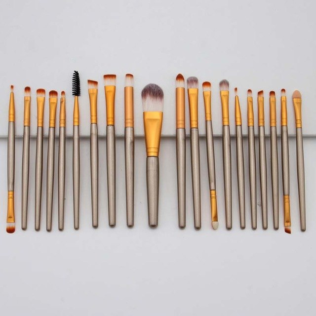 20 eye makeup brushes eyebrow brush foundation brush eye shadow lip brush Silicone Nylon Eye Shadow