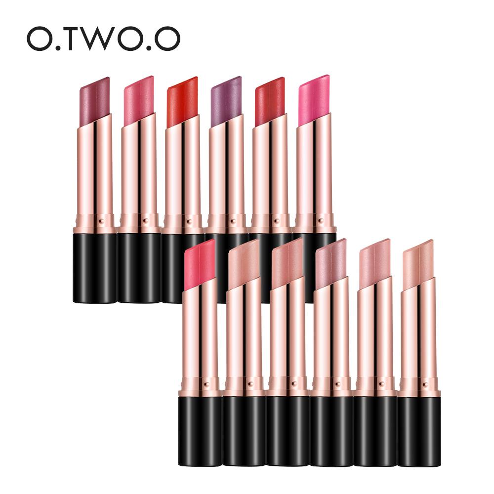 O.TWO.O 12Colors Velvet Matte Lipstick Long Lasting Waterproof Lip gloss Kiss Proof Makeup Moisturizing Lipbalm Lip Stick