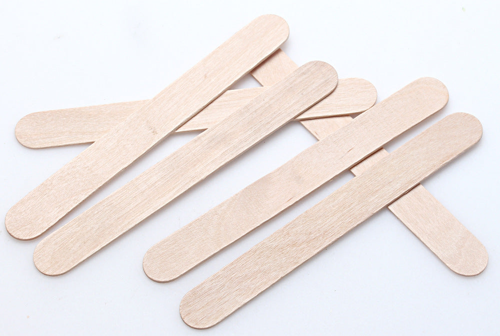 Waxing Wax Stick Ice Cream Stick Mask Stick 15cm Long A Whole Box Of 100 Pieces