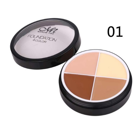 Menow 4 Colors Brand Makeup Face Concealer Cream Long Lasting Waterproof Camouflage Concealer Palette C14002