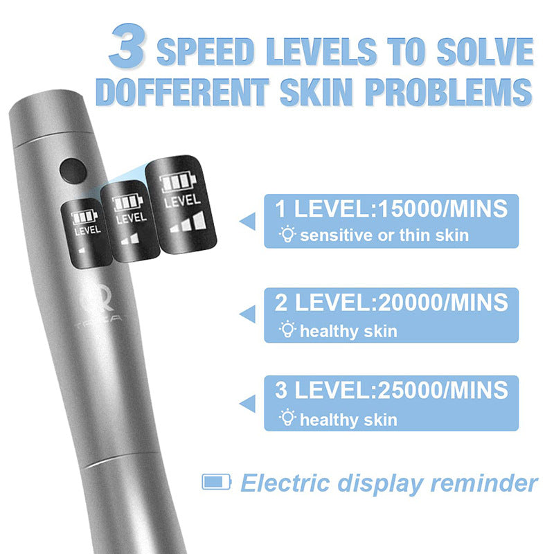 Electric nano-freckle and acne-removing beauty pen facial water light import resident face moisturizing nano crystal import instrument