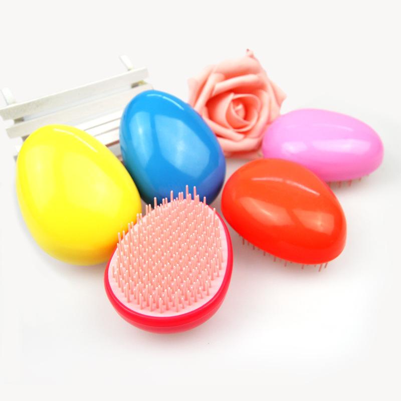 1pc Egg Design Magic Hair Brush Plastic Tangle Detangling Comb Head Scalp Massage Comb Salon Shower Hair Styling Tools