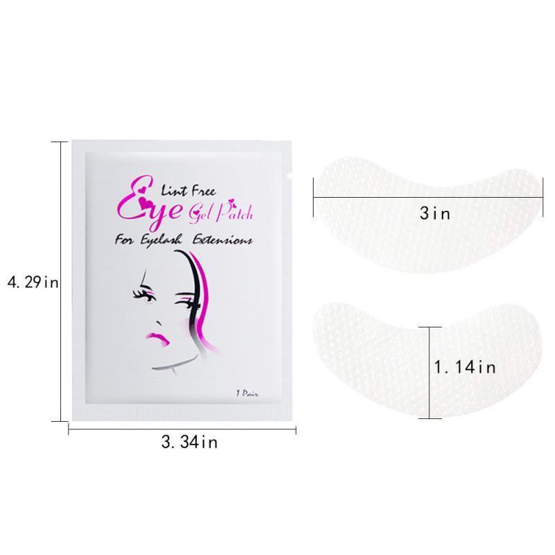 20/80 Pairs under Gel Pad Patch Lint Free Extension Tape Eyelashes Grafting Eyelash Mask Eye Makeup Paste
