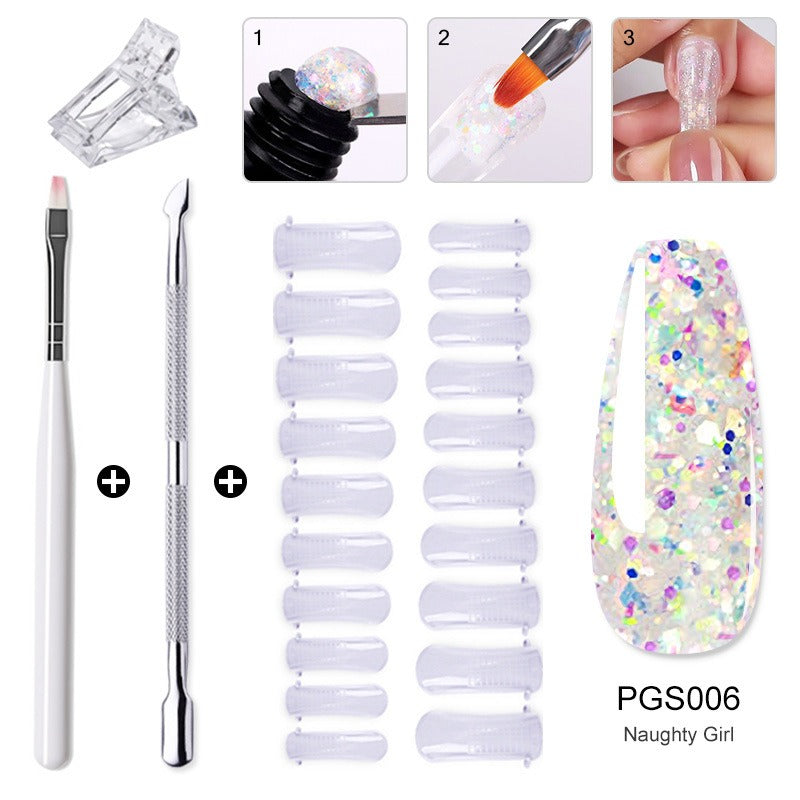 Nail Enhancement Crystal Extension Gel Tool Set Fast Extension Crystal Model Gel Uv Phototherapy Gel