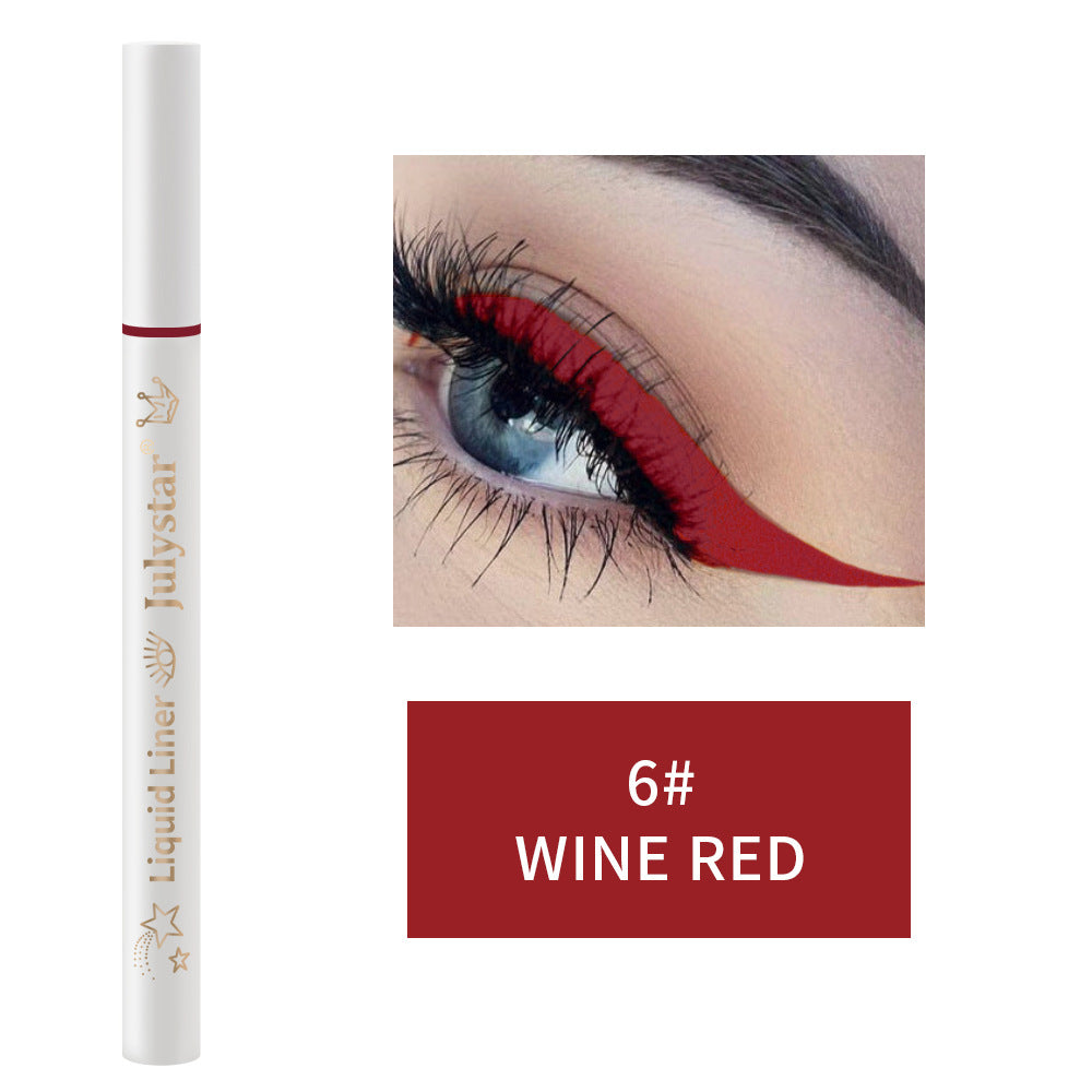 Soft Tip Color Eyeliner Waterproof Durable Liquid Eyeliner White Eyeliner Pencil Very Fine Liquid Eyeliner Pen