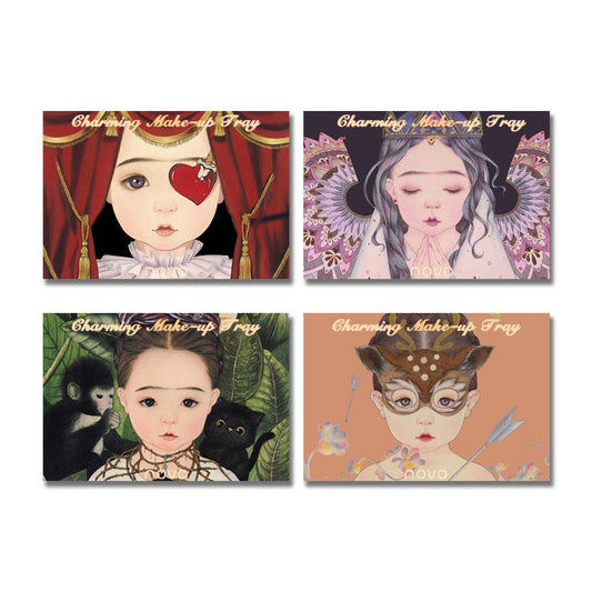 NOVO 5290 Eight-color Eye Shadow Palette Earth Color Makeup Plate Is Not Easy To Smudge