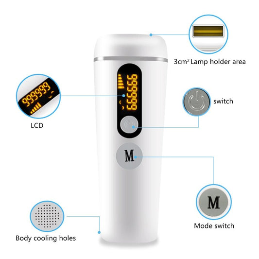 Photonic IPL Laser Hair Removal Instrument Multi-functional Portable Painless Hair Removal Instrument Your Lips Armpitsï¼ˆDYM-011ï¼‰