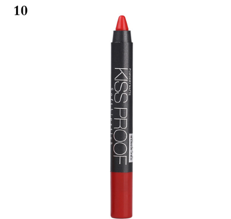 New 19 Colors MENOW KISS PROOF M.n Sexy Beauty Waterproof Lip Pencil Lipstick Lip Gloss Lip Liner