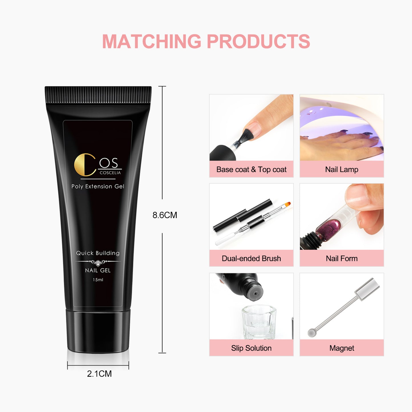 Painless Fast Crystal Extension Glue Cat Eye Manicure Phototherapy Glue Beginner Manicure Holder Nail Extension Glue