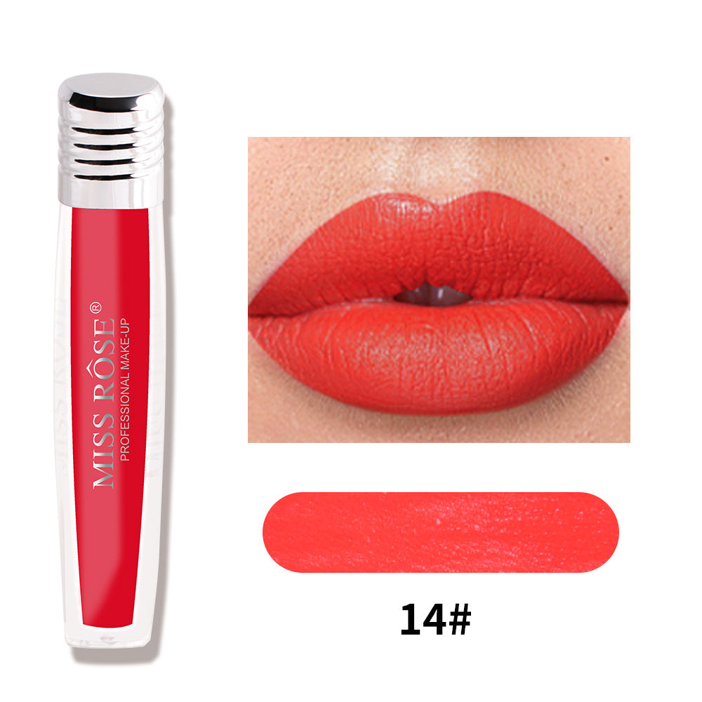 Candy Pearl Lip Gloss Liquid Matte Lip Gloss Without Color Loss And Non-Sticky Cup Velvet Lip Glaze