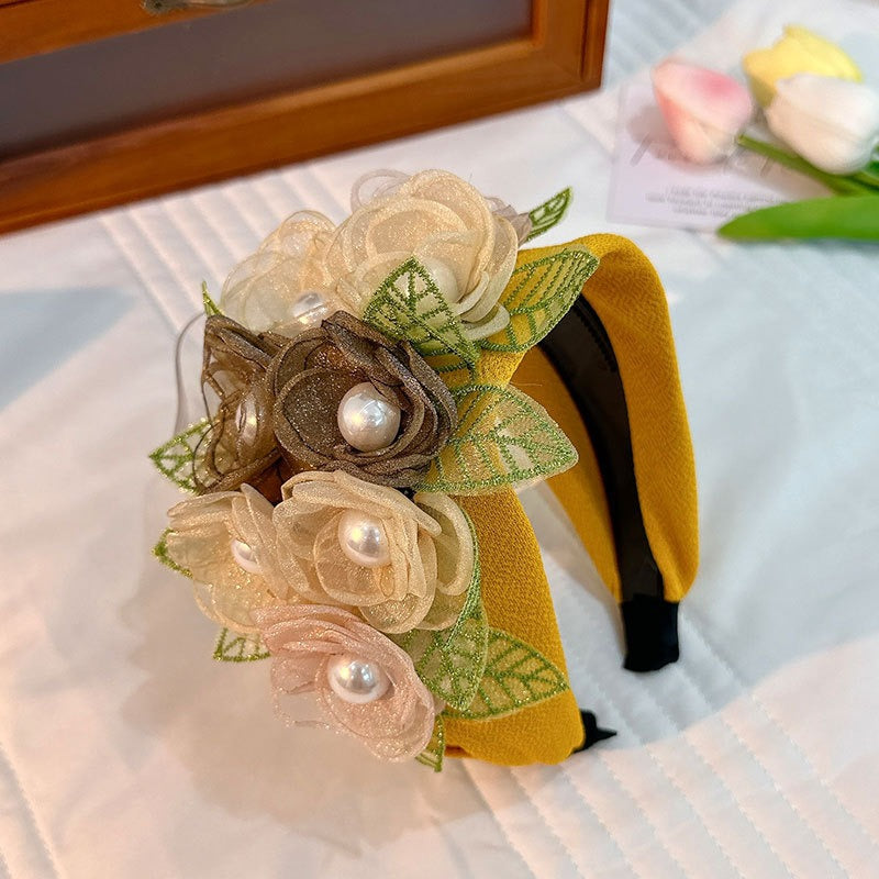 Fashionable handmade flower headbands