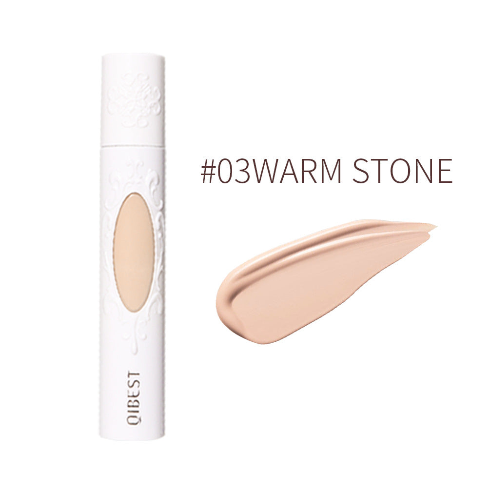 QIBEST Liquid Foundation Long-lasting Concealer Moisturizing Brightening Matte Natural Liquid Foundation Nude Makeup Conditioner