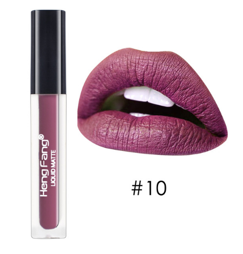 Long-lasting Waterproof Matte Liquid Lipstick 20 Colors Lip Gloss 2g Beauty Makeup Brand HengFang #H7014