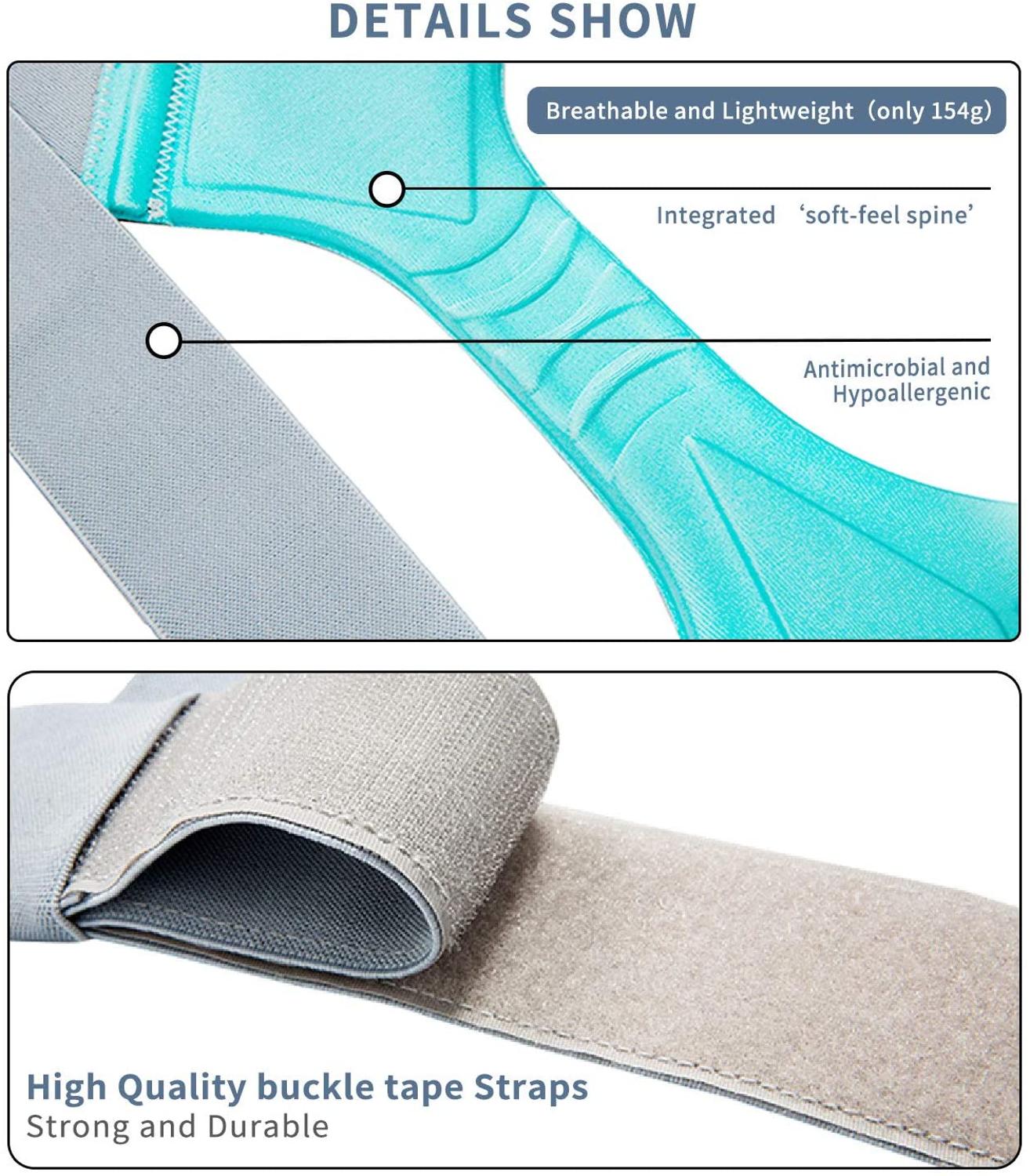 Back orthosis adjustable male and female back shoulder spine support posture trainer, which can help relieve back pain