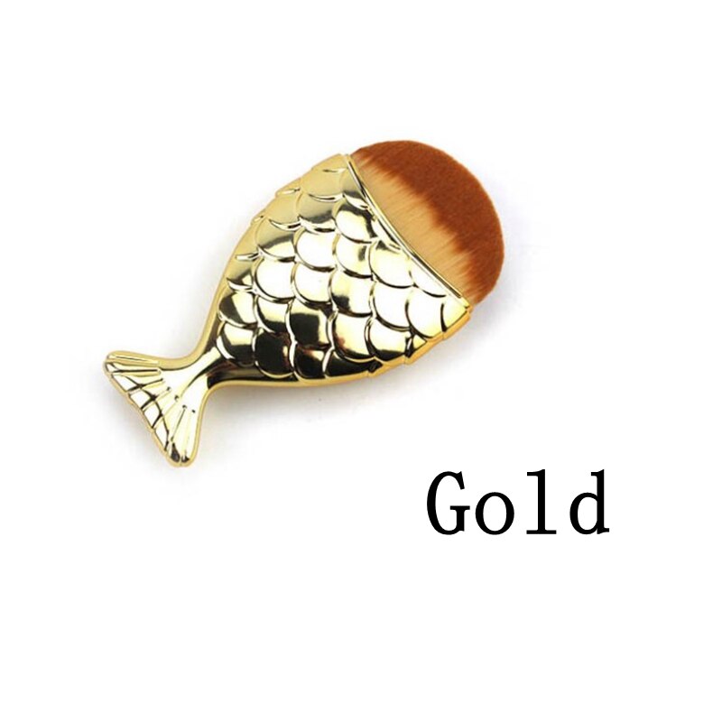 Nail Cleaning Brush Tools Remove Dust Powder Brush Nail File Art Mermaid Foundation Brush For makeup brushes Face Care