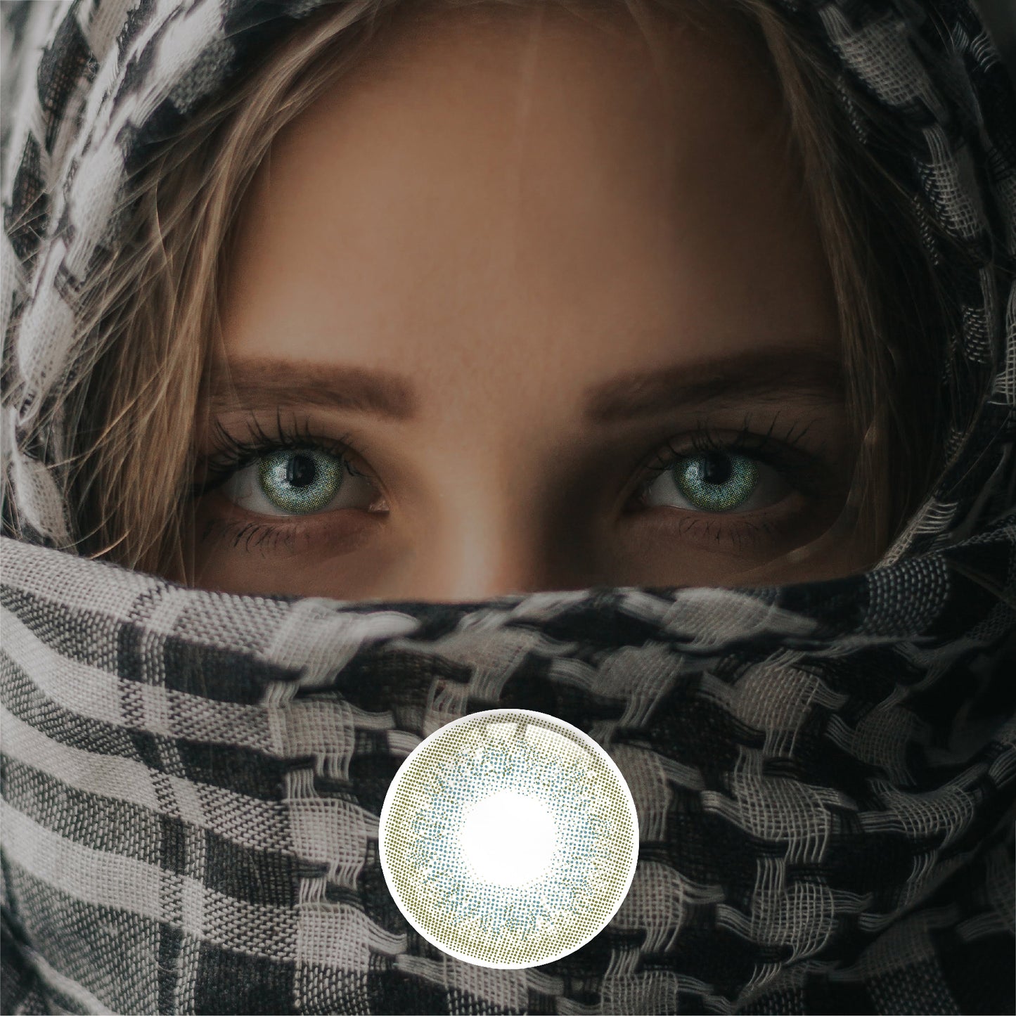 1Pcs FDA Certificate Eyes Beautiful Pupil Colorful Girl Cosplay Contact Lenses Green