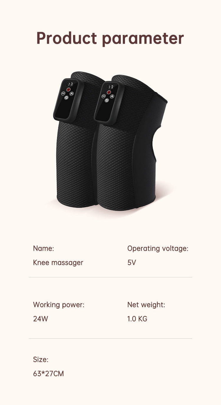 Electric heating knee massage instrument, vibration moxibustion, shoulder and elbow joint pain, hot compress knee massager for old cold legs