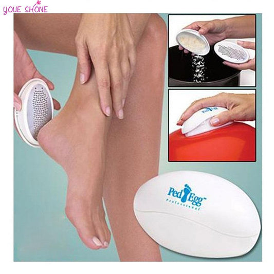 YOUE SHONE 1pcs Pedicure Ped Pod Egg File Foot Smooth Care Dry Hard Skin Remover Feet Care Home Use