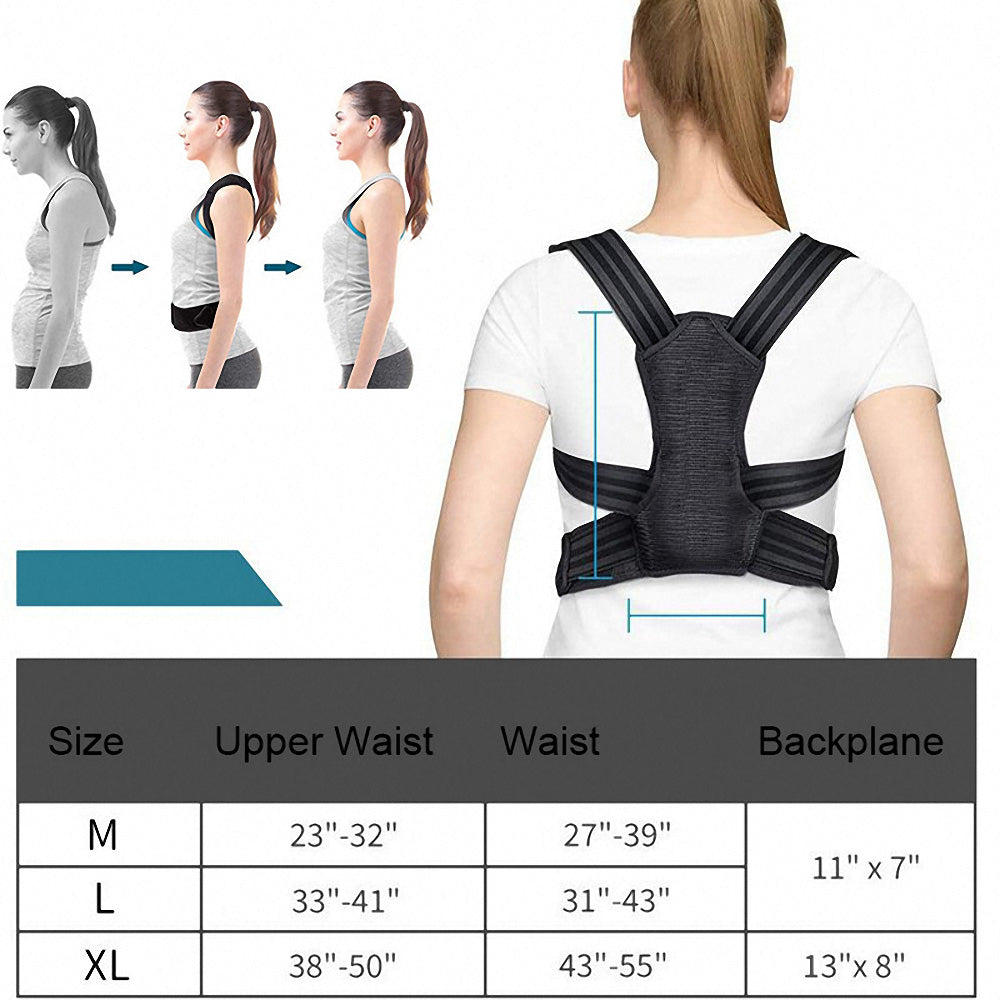 Department Posture Correction Belt Breathable High And Low Shoulder Anti-Hunchback Correction Belt Children Adult Sitting Posture Corrector