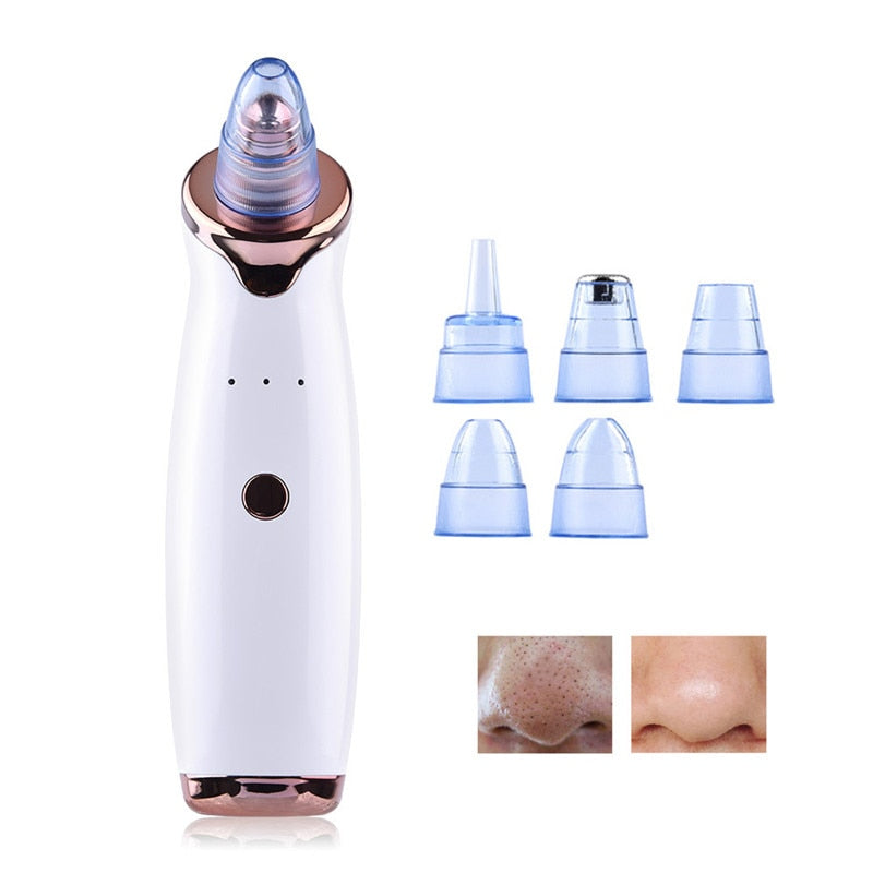 Skin Care Face Deep Pore Acne Pimple Removal Vacuum Suction Facial Diamond Beauty Tool