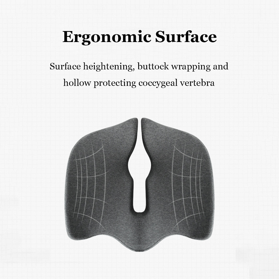 Office Cushion Chair Cushion Ass Seat Cushion Memory Foam Slow Rebound Breathable Hip Chair Car Hollow Cushion