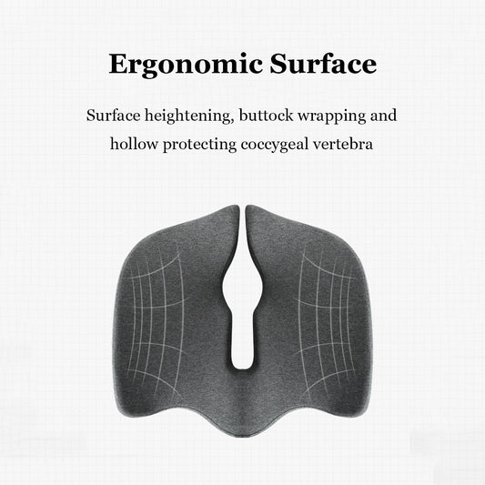 Office Cushion Chair Cushion Ass Seat Cushion Memory Foam Slow Rebound Breathable Hip Chair Car Hollow Cushion