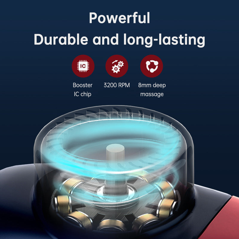 CP-F10 fascia gun muscle massager cervical muscle relaxer electric menstrual gun leg electric